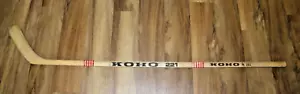 VINTAGE GAME USED OR ISSUED RON GRESCHNER NY RANGERS HOCKEY STICK,TAPE REMOVED - Picture 1 of 16