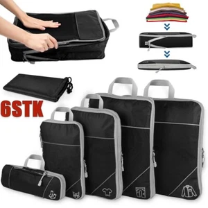 Koffer Organizer Set - 6 Packwürfel - Packing Cubes - Packtaschen Koffertaschen - Bild 1 von 16