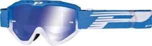 3450 Light Blue / White Riot OTG Goggles - Dual Mirrored Lens PrG. PZ3450AZBIFL - Picture 1 of 1