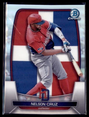 2023 Bowman Chrome Nelson Cruz Dominican Republic WBC-29 /499 - Image 1 of 2