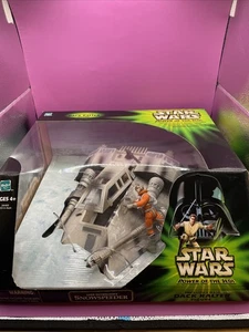 STAR WARS : POTJ LUKE SKYWALKER’S SNOWSPEEDER W/ DACK RALTER NEW SEALED 2001 - Picture 1 of 8