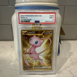 2023 Pokemon Mew EN-151 Hyper Rare #205 Mew EX PSA 9 - Bild 1 von 2