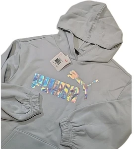 Leuchtender großer Kinder Mädchen Logo Hoodie Puma XL Neu mit Etikett  - Bild 1 von 12