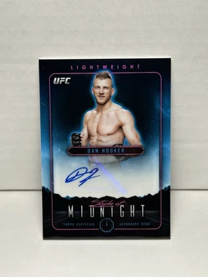 2024 Topps Midnight UFC Dan Hooker Stroke Of Midnight Auto #SMA-DHR - Image 1 of 4