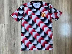 Camiseta de fútbol Manchester United 2022 entrenamiento previo al partido S fútbol Adidas H56682 - Imagen 1 de 7