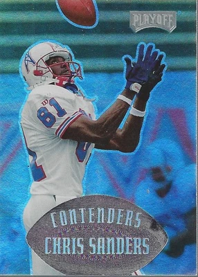 1997 Playoff Contenders #145 Chris Sanders - NM-MT - Image 1 of 2