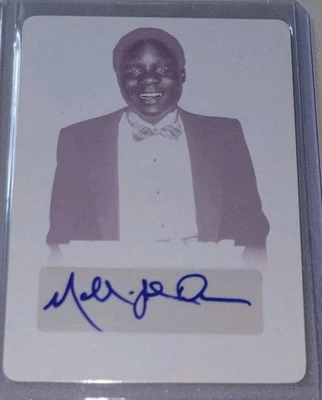 2018 Leaf Pop Century Malcolm Jamal Warner 1/1 AUTO Magenta BA-MJW Print Plate - Image 1 of 3