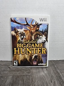 Wii Game-Cabela's Big Game Hunter (DISC, CASE, MANUAL VERY GOOD COND.) - Picture 1 of 4