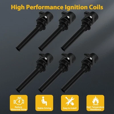 New 6 Ignition Coil DG500 For Ford Escape Taurus Mazda Tribute Mercury Mariner - Image 1 of 4