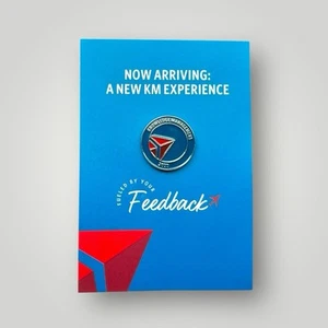 Delta Air Lines Wissensmanagement Pin Sammlerstück angetrieben von Ihrem Feedback neu - Bild 1 von 6
