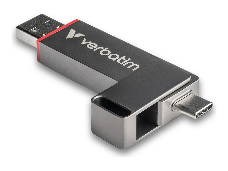 Verbatim USB 3.2 Stick Dual QuickStick Memory-Stick 256 GB Typ C 32041 - Immagine 1 di 1