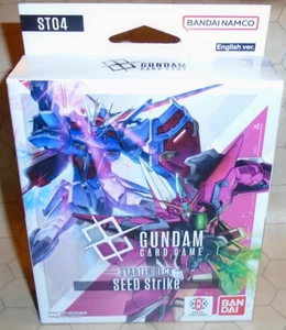 Gundam TCG Seed Strike Starter Deck Set SEALED ST04 (English Version) - Picture 1 of 4