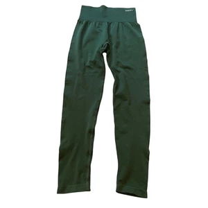 SEFI Timeless Leggings 7/8 Forest Green Size XS High Waisted Activewear Seamless - Picture 1 of 6