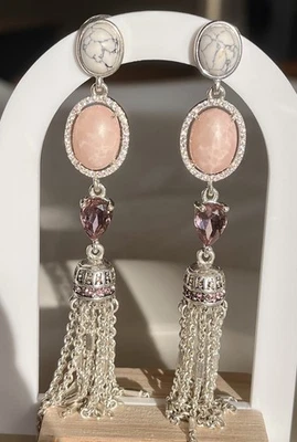 ⚜️PENDIENTES SAMANTHA WILLS SOMBRA DE LUNA GRAN BORLA Foto 1 de 4