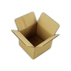 EcoSwift 4 x 4 x 3 Inch Single Wall Rectangular Corrugated 4 x 4 x 3, Brown