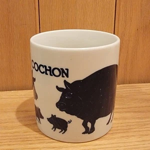 Taylor & Ng Cochon Schwein Kaffeebecher Blau 1979 Tasse Japan French Vintage - Bild 1 von 6