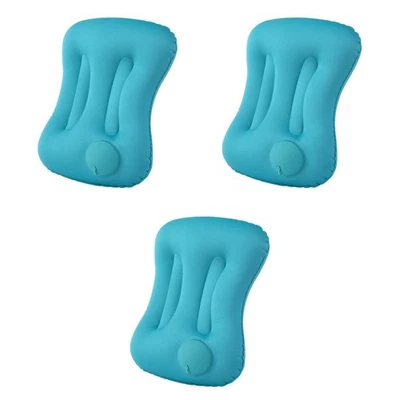  3 Count Kopfkissen Strand Aufblasbar Aufblasbares Camping-kissen - Bild 1 von 4