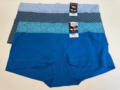 NWT Maidenform Dream Boyshort Panties 40859 XL 8 Multicolor 2 Pairs - Image 1 of 3
