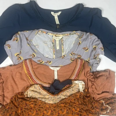 Lot Of (4) Matilda Jane Dresses/Shirt Womens Size XS/S Boho Tiered Floral - Image 1 of 4