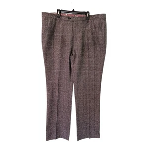 Paisley & Gray 38x32 grau kariert Slim Fit Wollmischung Herren Hose - Bild 1 von 4
