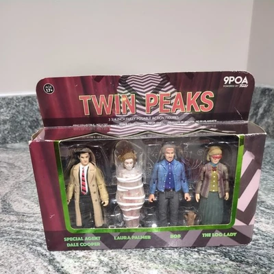 Figura de acción Funko Twin Peaks Dale Cooper/Laura Palmer/Bob/Log Lady dañada Foto 1 de 4