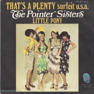 Pointer Sisters That's A Plenty / Surfeit U.S.A - 45T x 1 - Picture 1 of 3