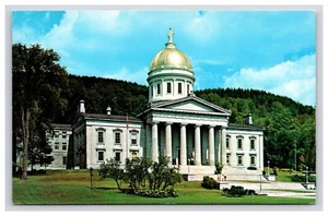 Postkarte: VT Vermont State Capitol Building, Montpelier, Vermont - unbesendet - Bild 1 von 2