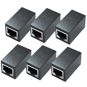 Female To Female RJ45 Converter Network Cable LAN Adapter Coupler Extender - Afbeelding 1 van 8