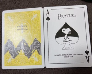 Snoopy Museum BICYCLE Playing Cards With Box - Picture 1 of 3
