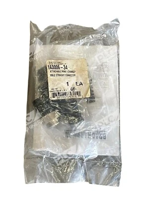 Brad Harrison Woodhead LP Mini Change Male Straight Connector 1A3006-34 - Image 1 of 2