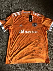 Adidas New Signed Houston Dynamo Jersey 2018 Collectible Item CL - Picture 1 of 7