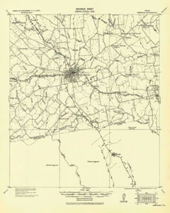 Mapa de Brenham Texas 1930 - Imagen 1 de 3