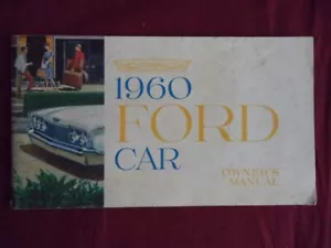 1960 Ford Auto Bedienungsanleitung - Bild 1 von 7