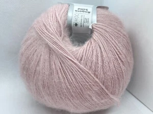 Light Pink Angora Solid 77583 Ice Yarns Acrylic Angora Wool Blend 100gram 601yds - Picture 1 of 7