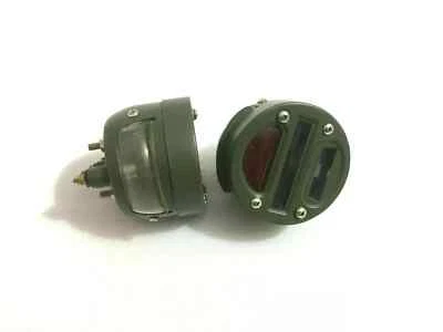 Luz trasera ojo de gato con 4 cristales apta para Willys Mb Ford Gpw Jeep Foto 1 de 4