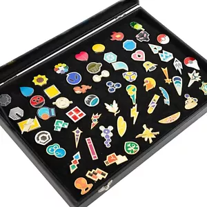 Pokemon Gym Badges! Pin Brooch Label & Coins Collectible LARGEST SELECTION USA - Picture 1 of 58
