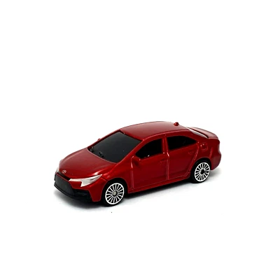 Toyota Corolla 2021 rojo metálico colección Maisto 12419 1/64 coche de juguete Foto 1 de 4
