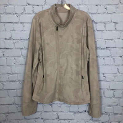 NWT Zyia Moab Form Zipper Jacket Size XXXL Brown - Image 1 of 4