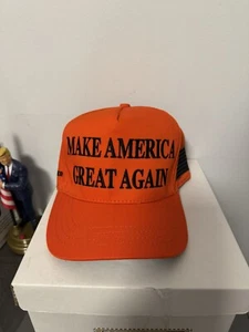 NEW!  Donald Trump Cali-Fame Hat Never Surrender Orange Limited Edition MAGA Cap - Picture 1 of 10