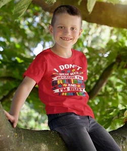 Kids Autism T Shirt Don't Speak Much Shirt Brilliant Shirt Busy Thinking Shirt A - Picture 1 of 19