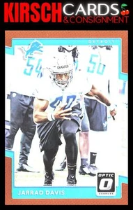 Jarrad Davis 2017 Donruss Optic #110 Bronze Detroit Lions - Picture 1 of 2