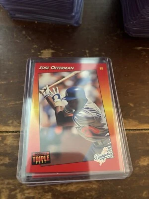 1992 Donruss Triple Play - #153 Jose Offerman - Image 1 of 2