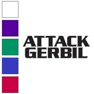 Angriff Rennmaus, Vinyl Aufkleber Sticker, mehrere Farben & Größen #3013 - Bild 1 von 21