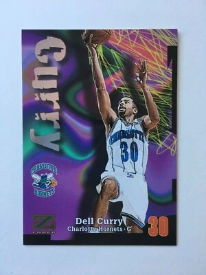 1997-98 SkyBox Z-Force Basketball DELL CURRY #65 Charlotte Hornets Steph Curry - Image 1 of 2