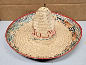 Chi Chi's Mexican Restaurant Authentic Sombrero Birthday Celebration Straw Hat - Picture 1 of 5
