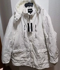 Soularge 5X Women's Winter Jacket Beige Thickened Coat with Detachable Hood - Picture 1 of 21