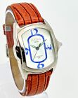 Ladies ACTIVA By Invicta Classic Silver Tone Brown Leather Watch, Swiss Parts