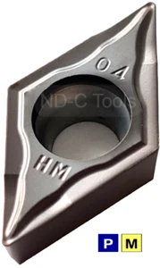 10x  DCMT 11T308-HM (P25/M20)  Wendeplatten für Stahl & Edelstahl Bearbeitung - Bild 1 von 2