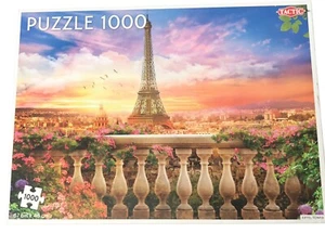 Tactic Eiffel Tower 1000 Piece Jigsaw Puzzle Previously Owned - Picture 1 of 10