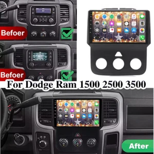 Carplay GPS Car Radio For 2013-18 Dodge Ram 1500 2500 3500 Android 13 Stereo CAM - Imagen 1 de 14